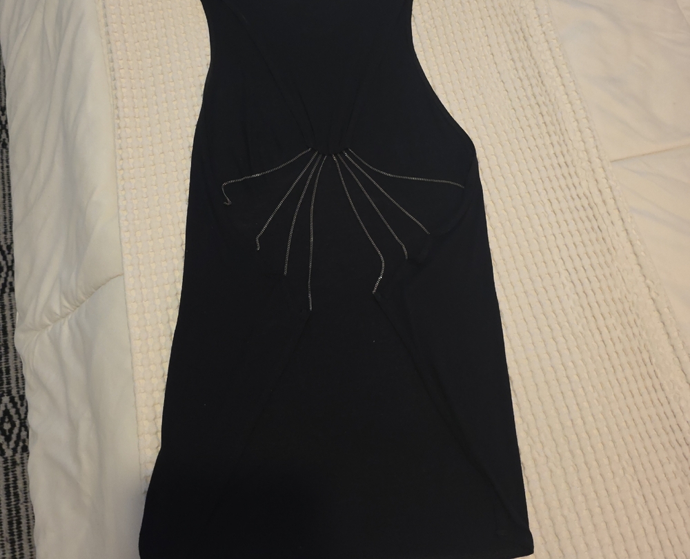 Haute Hippie Black Top - Open Back